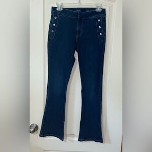 J. Jill Women's Boot Cut Jeans - Dark Blue 
Size 2P NWT